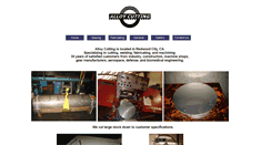 Desktop Screenshot of alloycutting.com